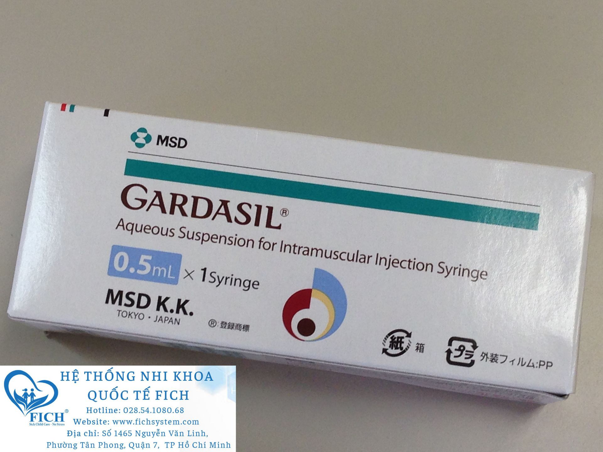 VẮC XIN GARDASIL (MỸ) PHÒNG BỆNH UNG THƯ CỔ TỬ CUNG