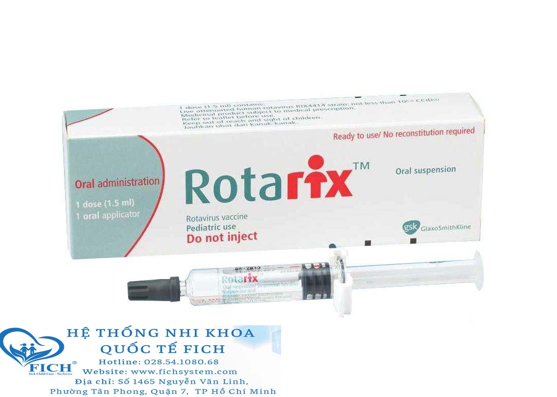 VẮC XIN ROTARIX (BỈ) PHÒNG TIÊU CHẢY CẤP DO ROTAVIRUS