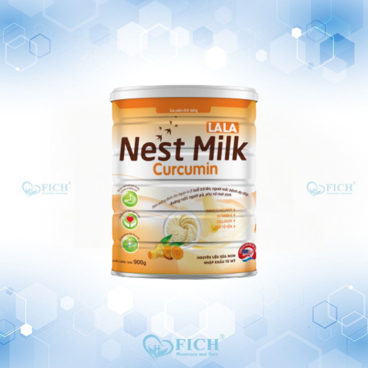 Nest milk curcumin