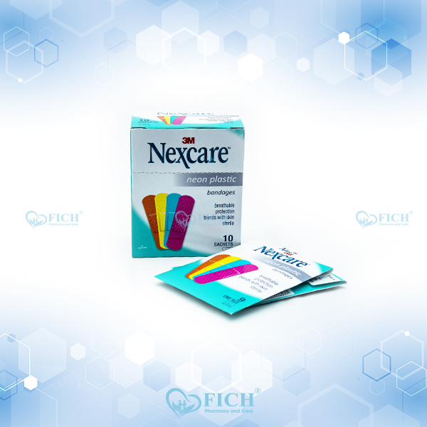 NEXCARE BĂNG KEO CÁ NHÂN MÀU NEON /10G/9M